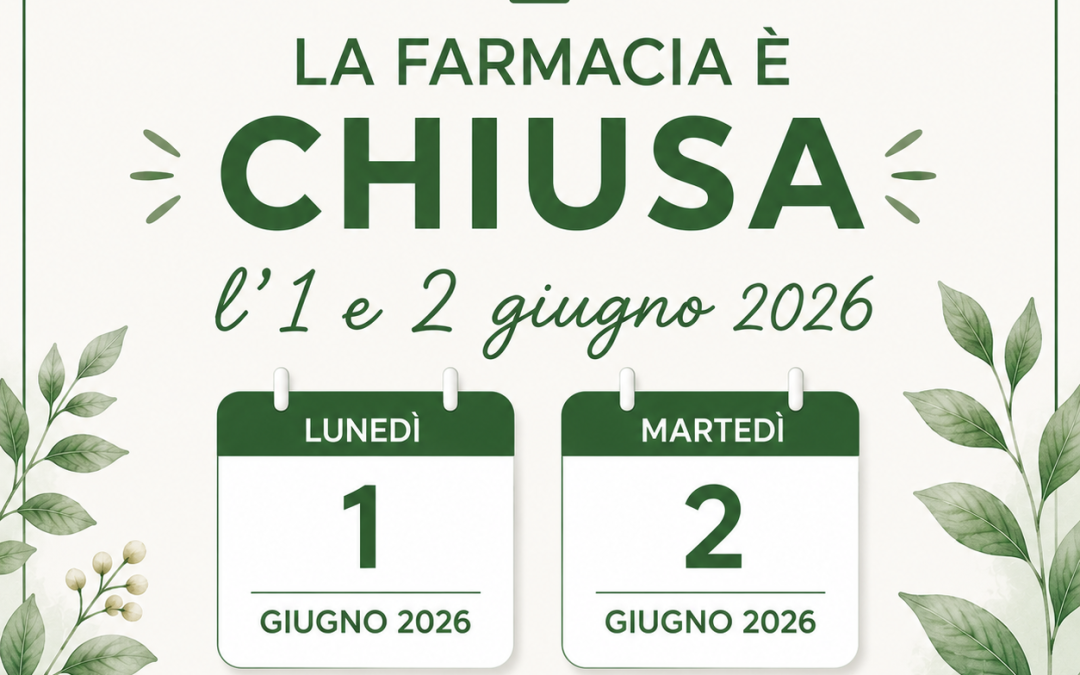 CHIUSURA 1-2 GIUGNO